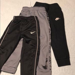 3 pair boys Nike jogger pants